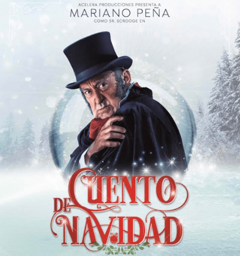 Mariano Peña interpreta el papel del señor Scrooger (Foto TA)
